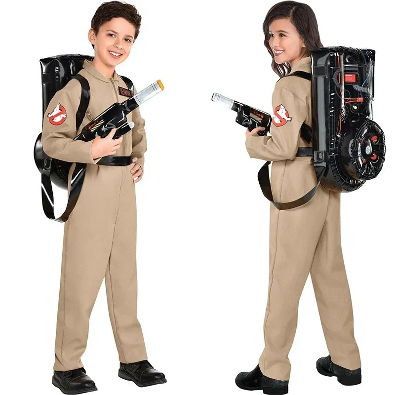 Anime Cosplay Youtube Shorts - Halloween Children Father Ghostbusters Costume Themed
