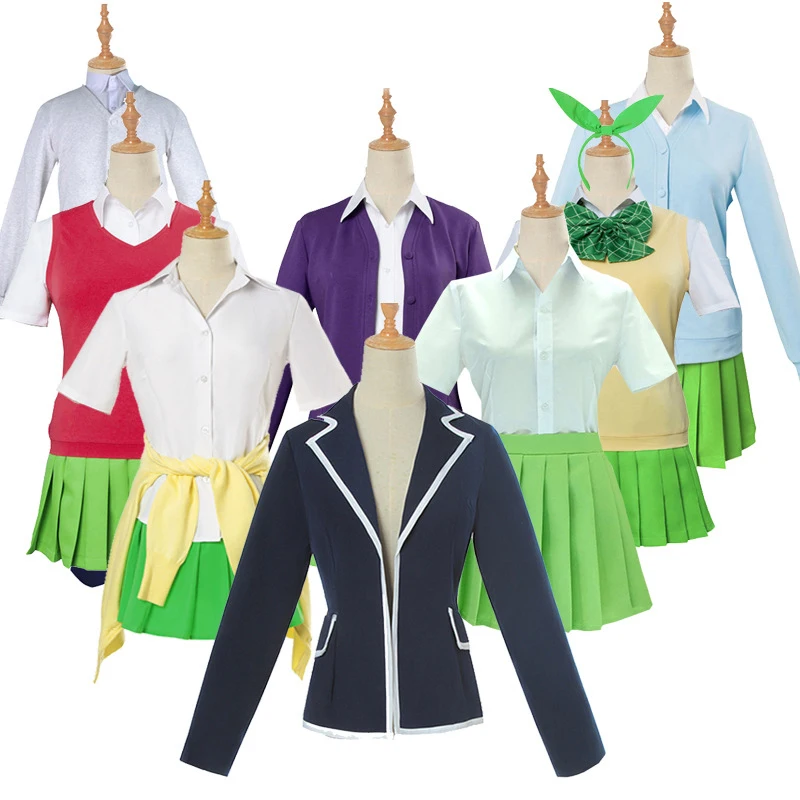 Quintuplets Anime Cosplay - Quintessential Quintuplets Skirt Set Anime 5Toubun