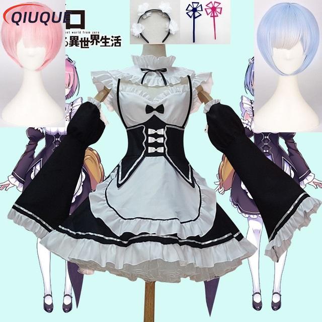 Re Zero Rem Wig - Anime Lại: zero Kara Hajimeru Isekai
