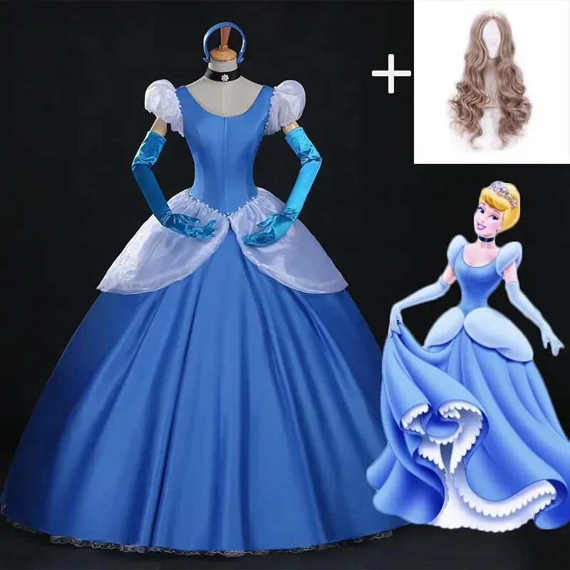 Anime Cosplay Youtube Shorts - 2020 Cinderella cosplay adult Blue Cinderella