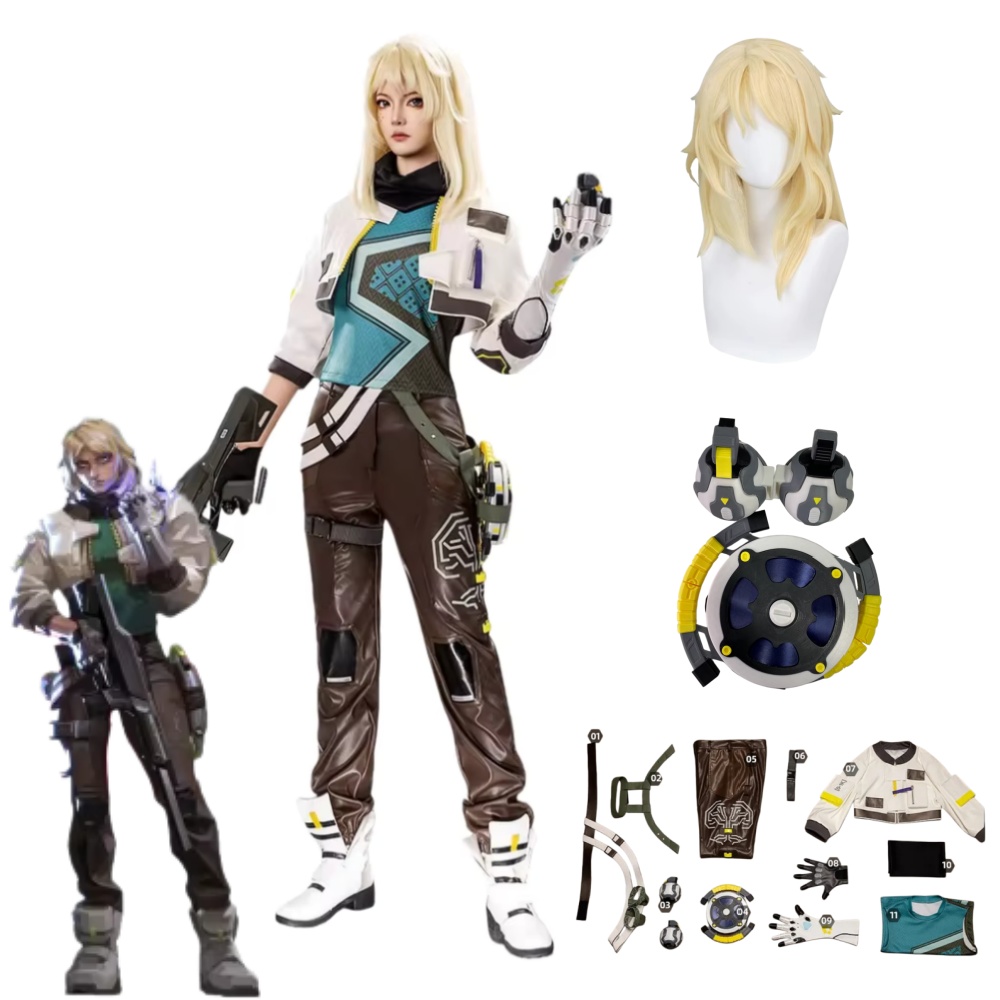 Anime Cosplay Outfit - Deadlock Cosplay Costume Props VALORANT Deadlock