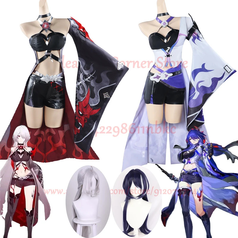 Anime Cosplay Youtube Shorts - In Stock Acheron Cosplay Costume Honkai