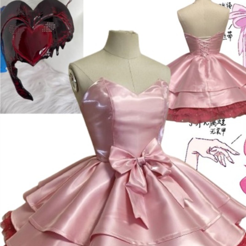 Anime Cosplay Bunny - Mizi Zombiestage Cosplay Mask Wig Pink