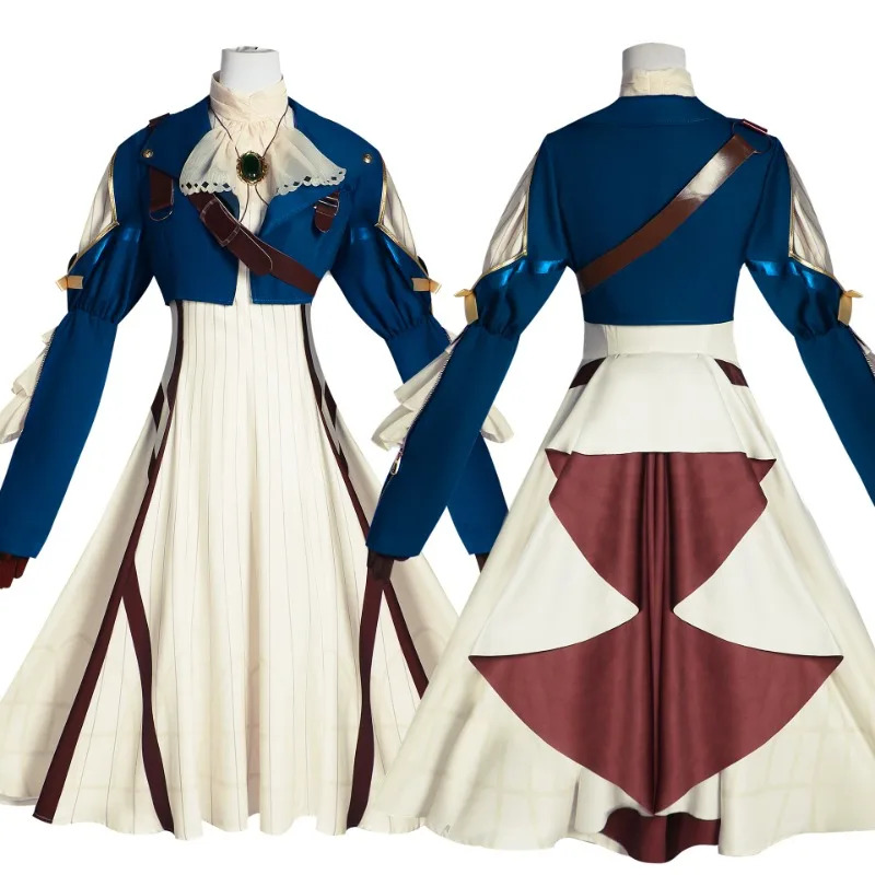 Violet Evergarden Dress - Anime Violet Evergarden Costume Cosplay Full