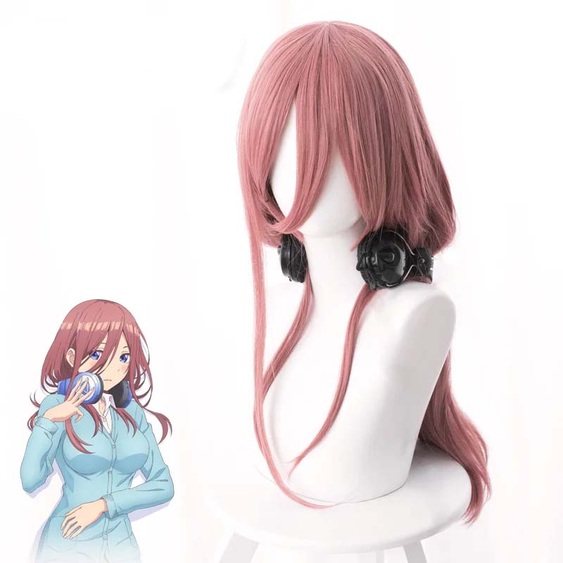 Quintuplets Anime Cosplay - Dark Pink 50cm Heat Resistant Cosplay