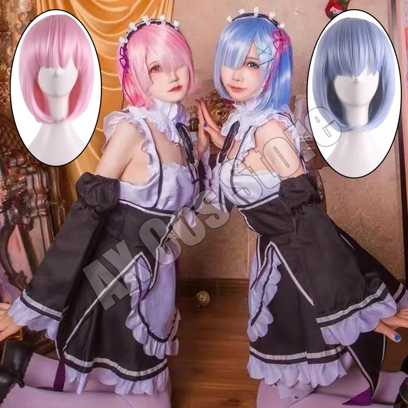 Anime Re:zero Kara Hajimeru Is - đánh giá và giá Re Zero Rem Wig