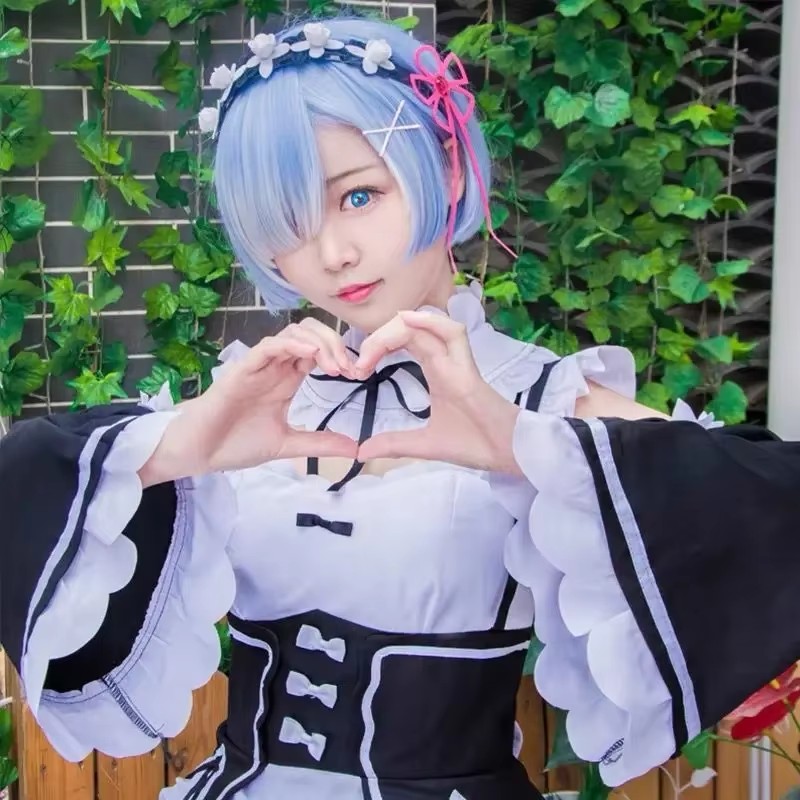 Anime Re:zero Kara Hajimeru Is - đánh giá và giá Re Zero Rem Wig
