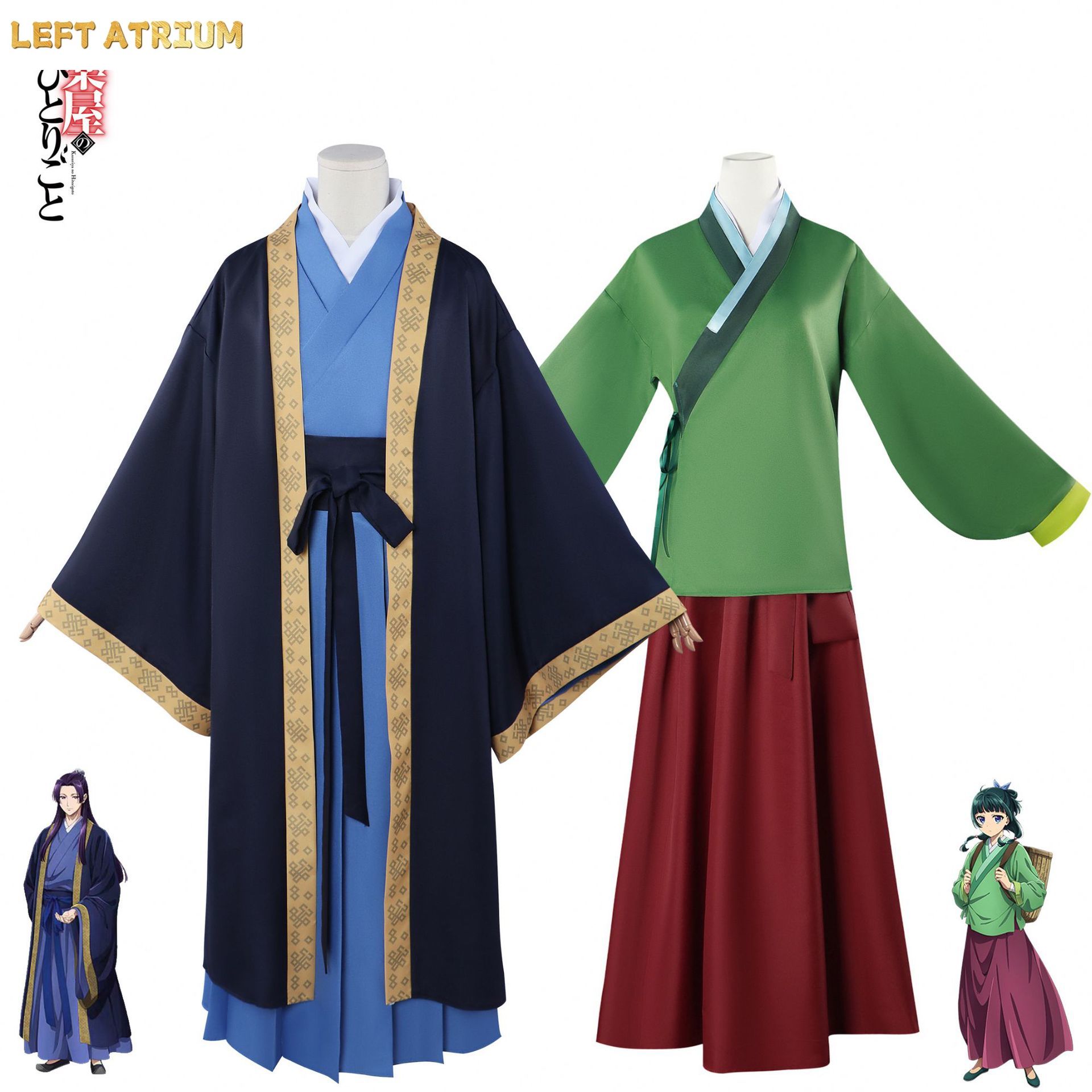 Maomao Cosplay Jinshi Apotheca - đánh giá và giá Anime Cosplay Kimono