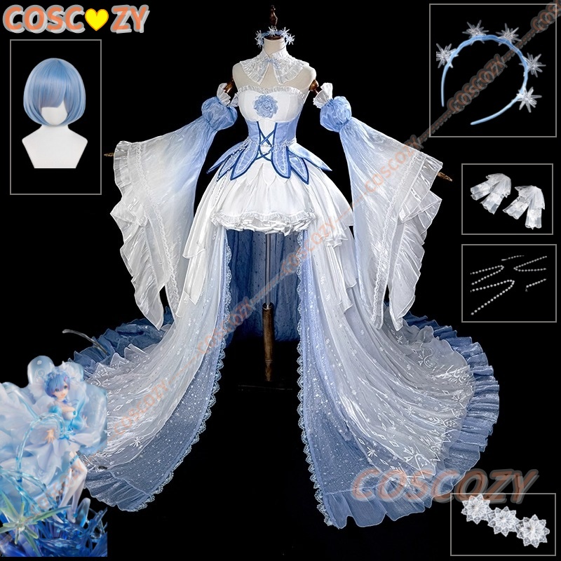 Re:Life in A Different World F - đánh giá và giá Re Zero Rem Wig