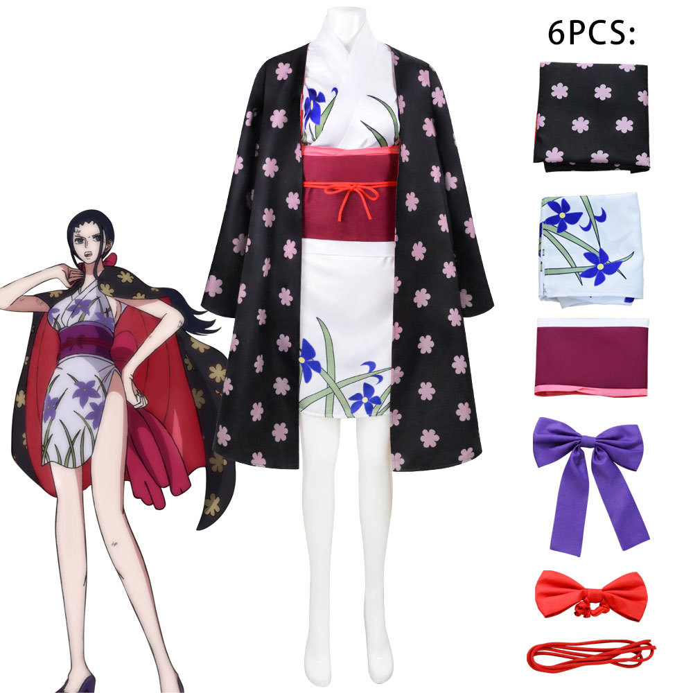 Women's Outfit Nico Robin Cosp - đánh giá và giá Anime Cosplay Kimono