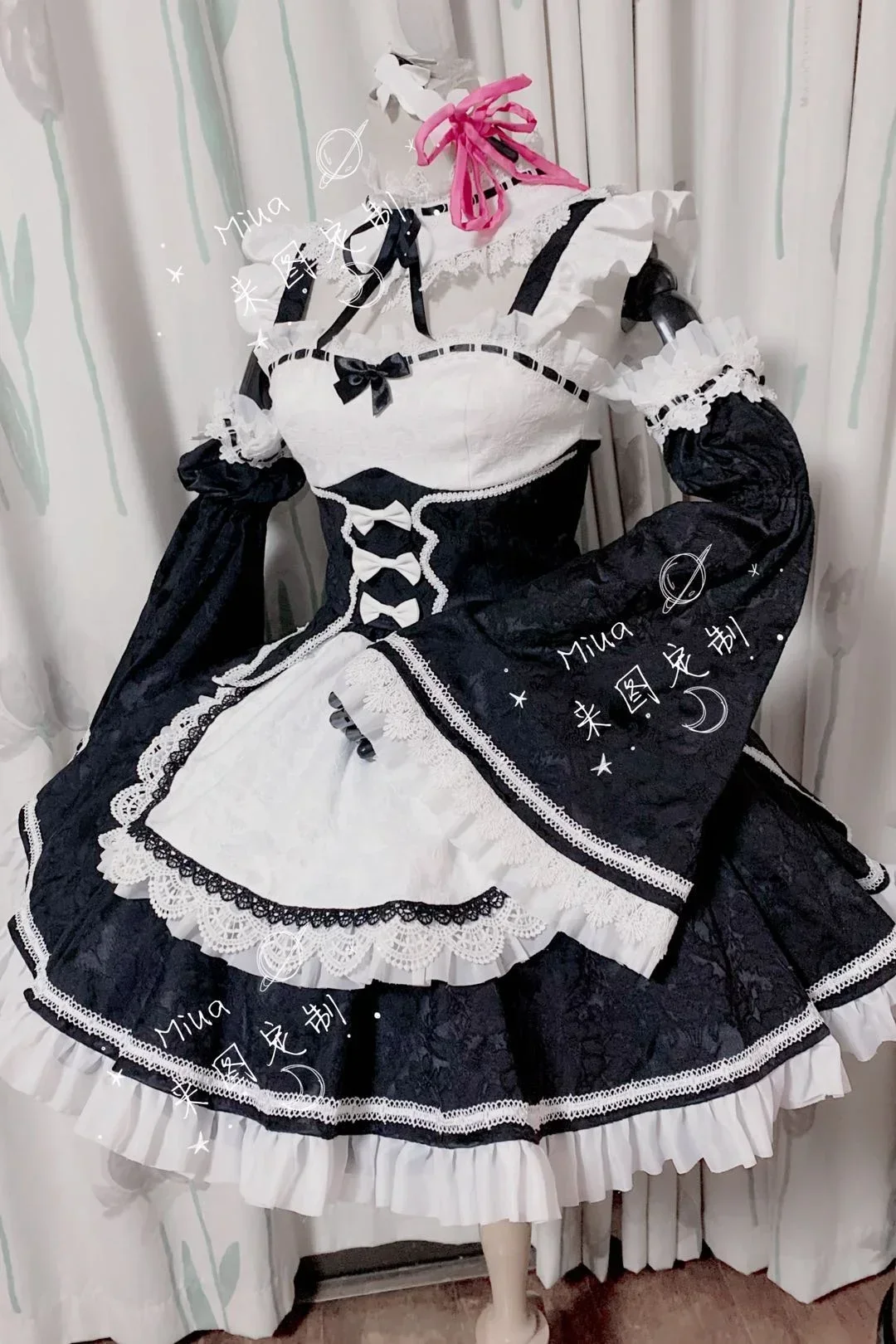 New Anime Maid Rem Cosplay Cos - đánh giá và giá Re Zero Rem Wig