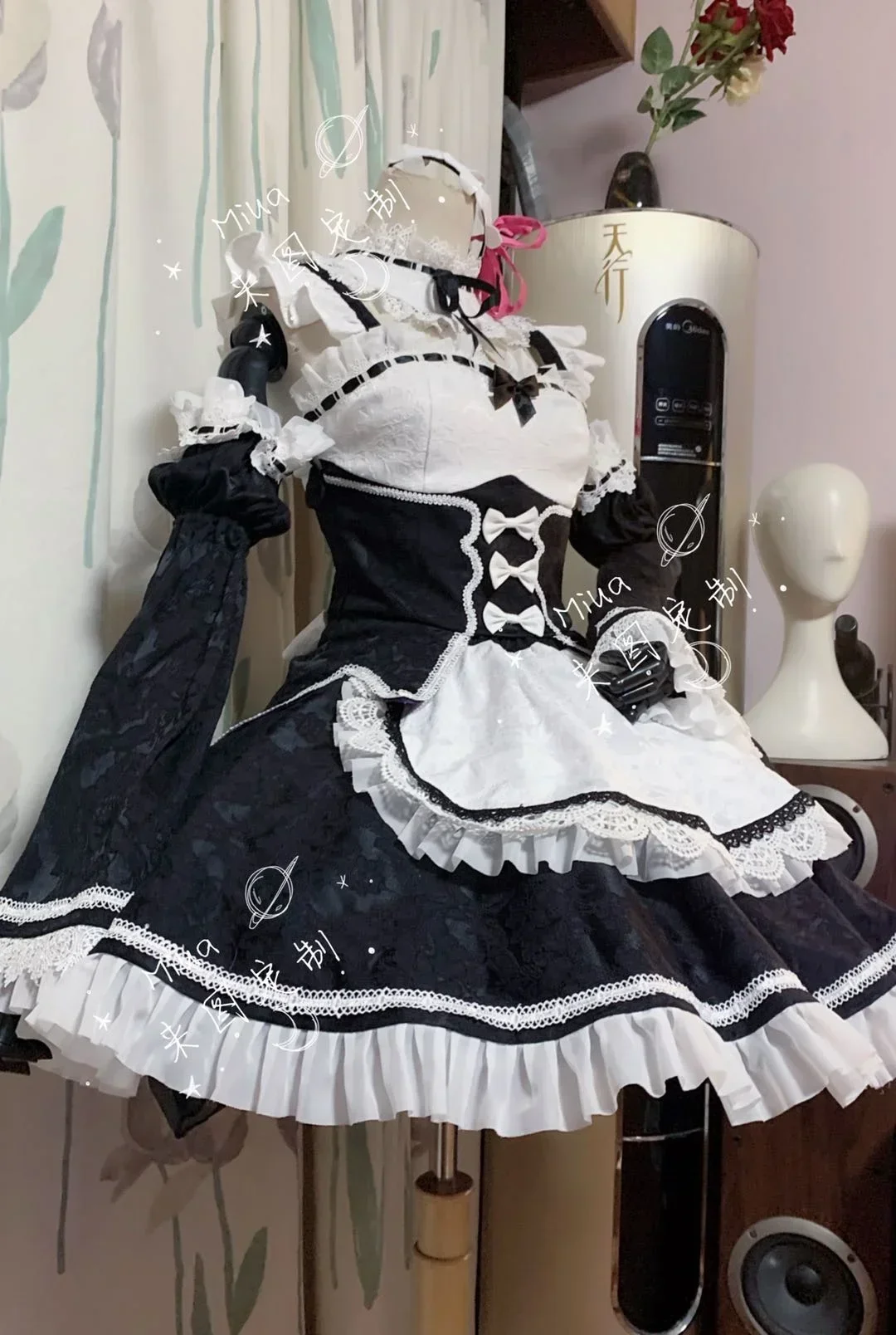New Anime Maid Rem Cosplay Cos - đánh giá và giá Re Zero Rem Wig