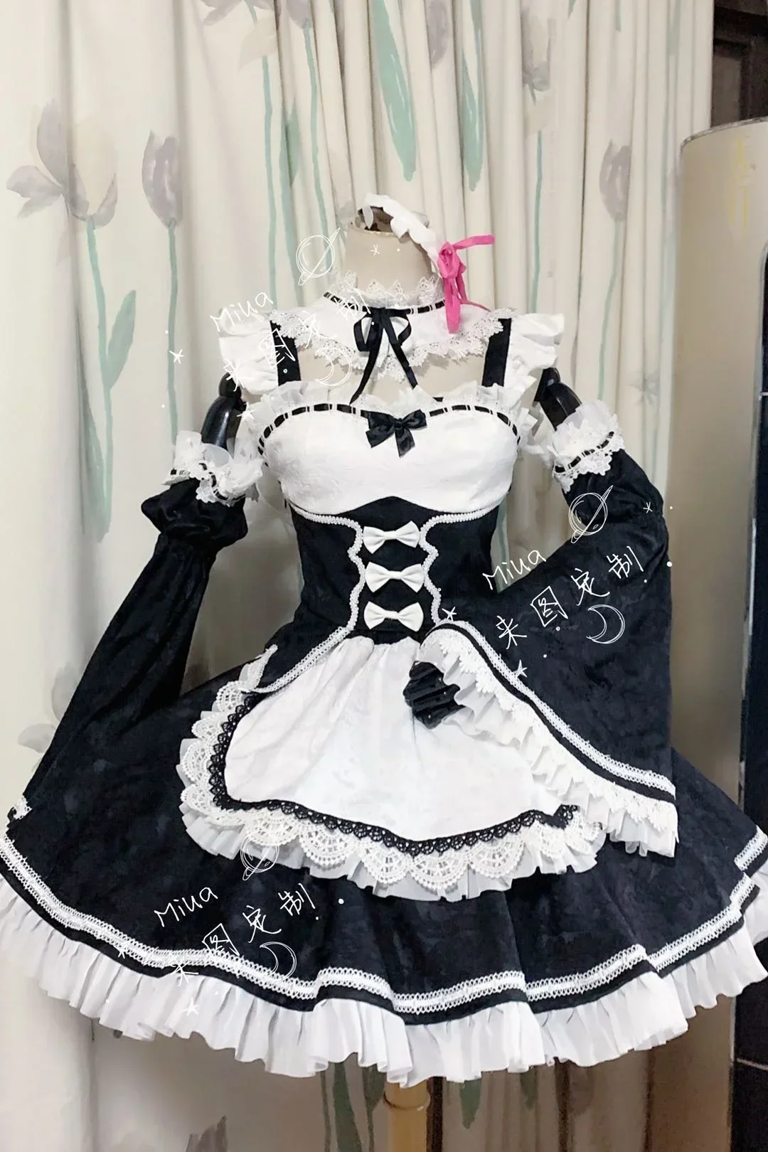 New Anime Maid Rem Cosplay Cos - đánh giá và giá Re Zero Rem Wig