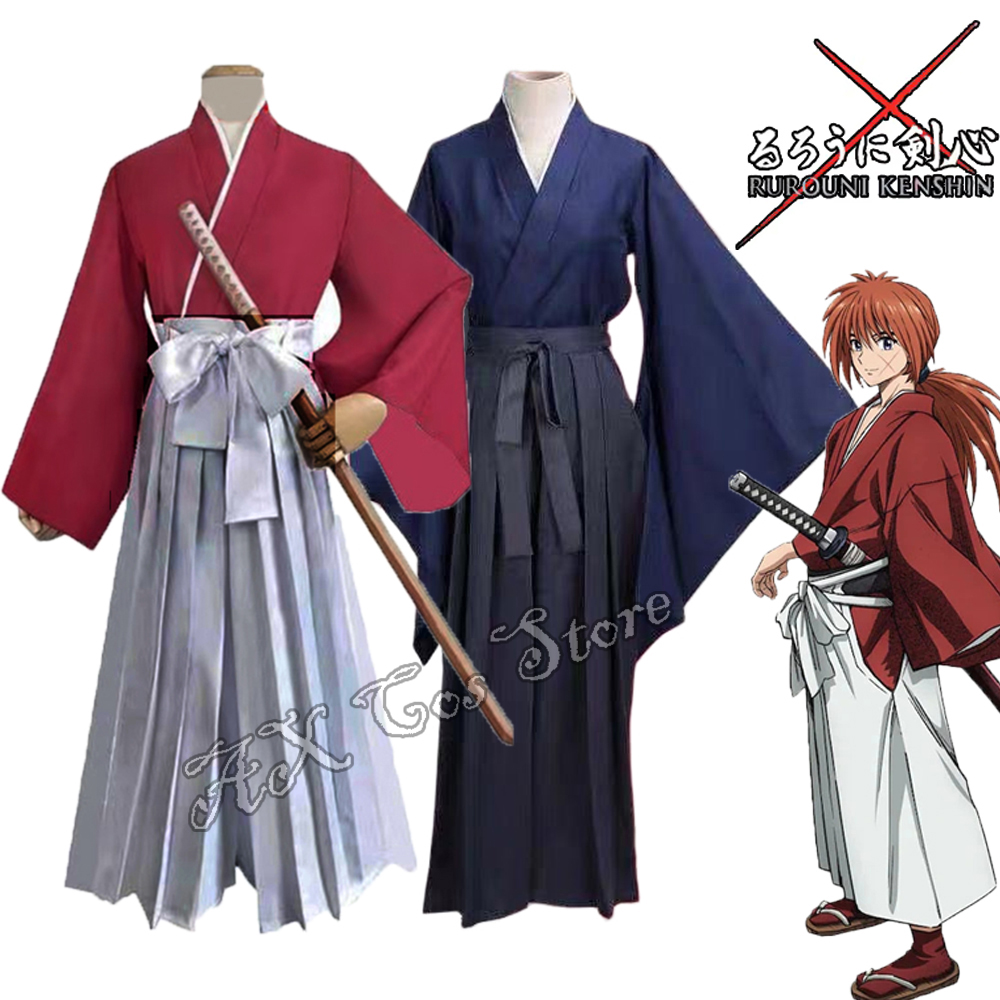 Anime Rurouni Kenshin Himura K - đánh giá và giá Anime Cosplay Kimono
