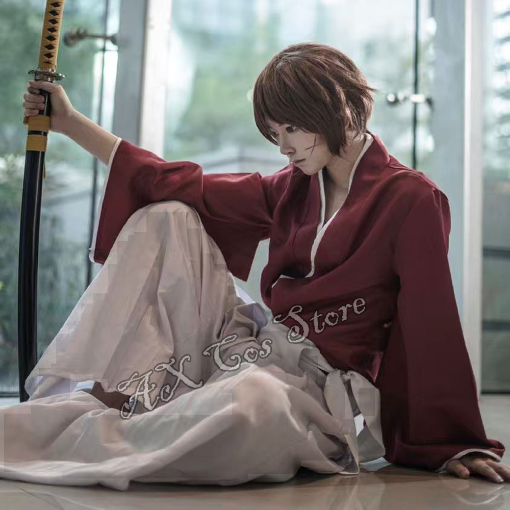 Anime Rurouni Kenshin Himura K - đánh giá và giá Anime Cosplay Kimono