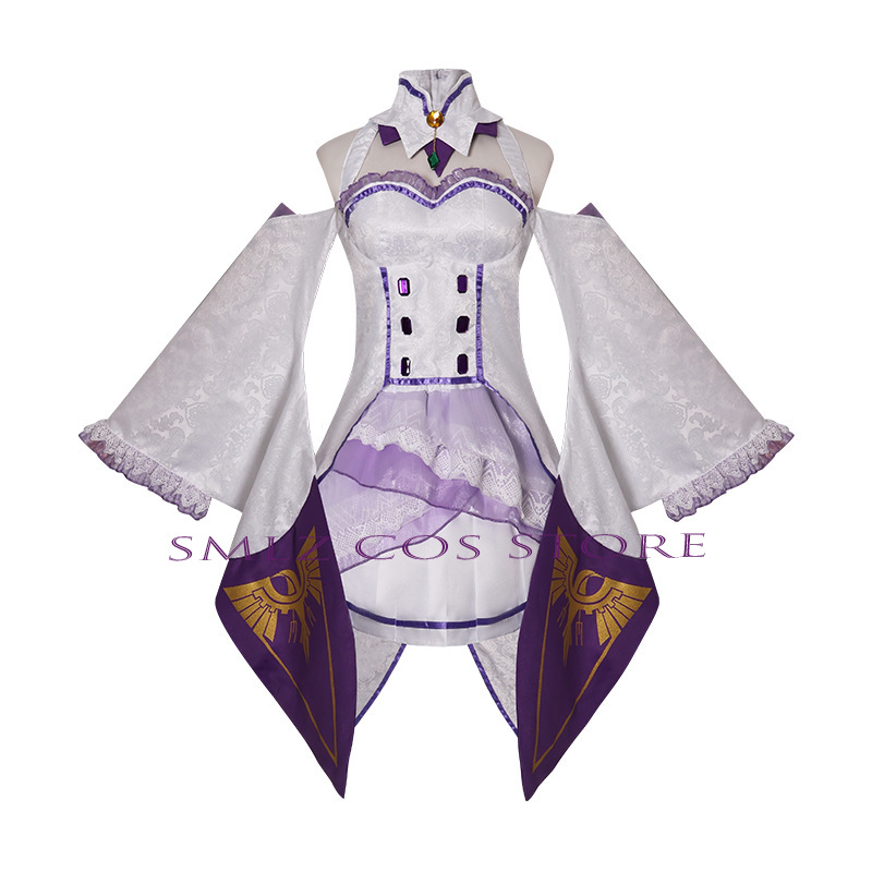 Emilia Cosplay Anime Re Zero K - đánh giá và giá Anime Cosplay Outfit