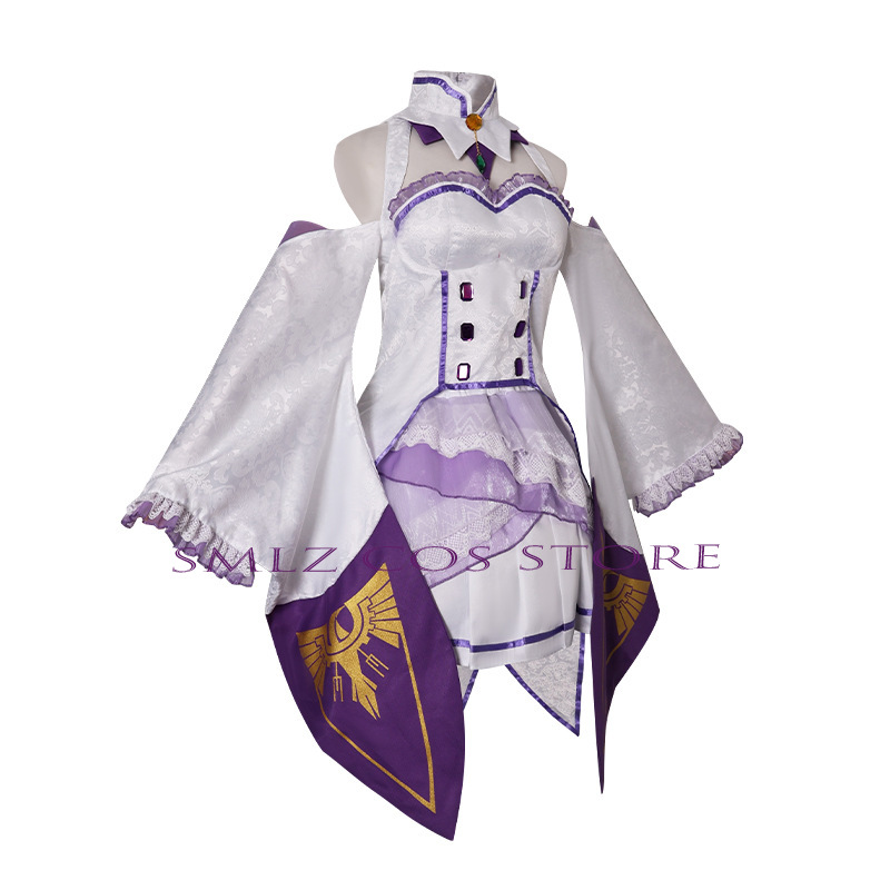 Emilia Cosplay Anime Re Zero K - đánh giá và giá Anime Cosplay Outfit