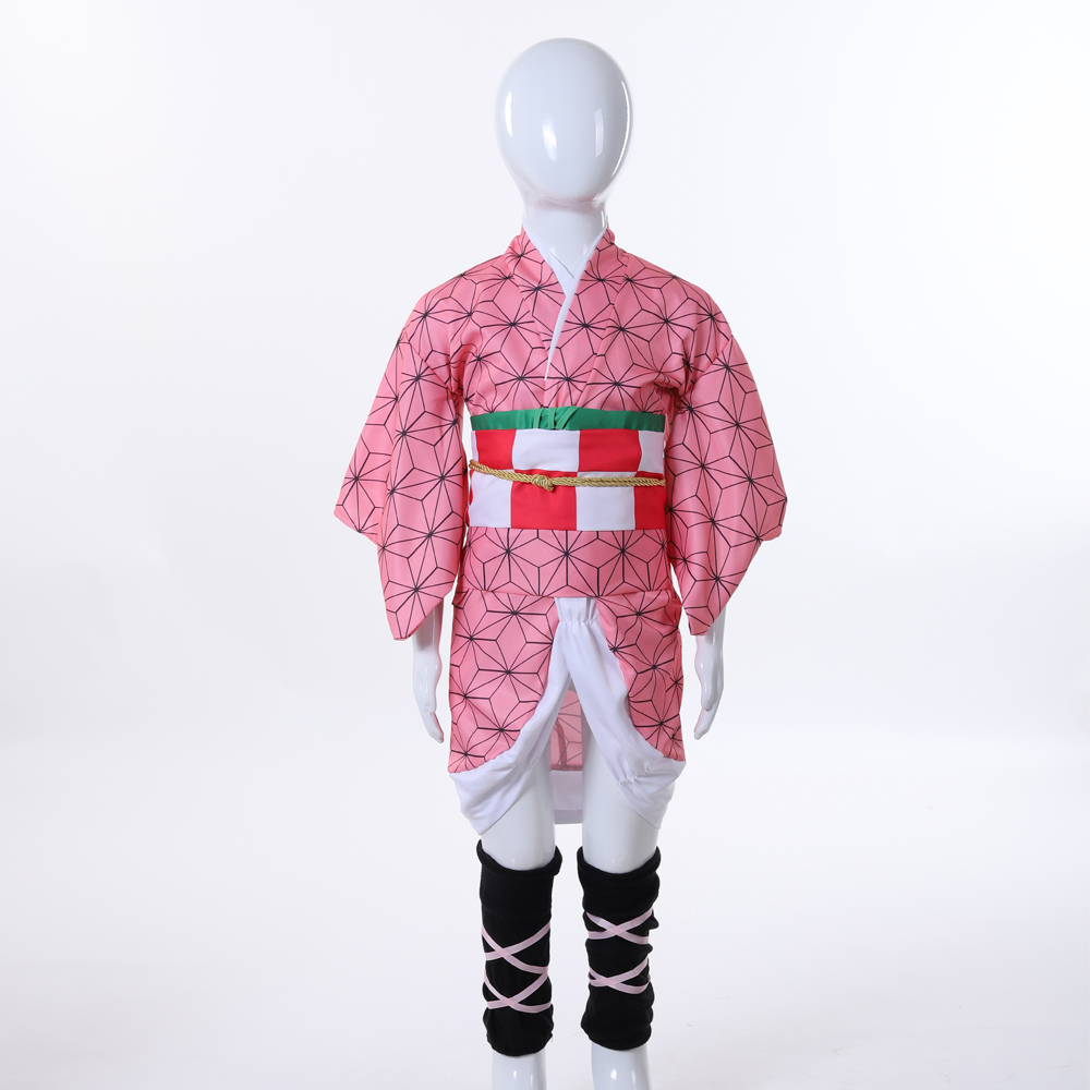 Complete Nezuko Kamado Cosplay - đánh giá và giá Anime Cosplay Kimono