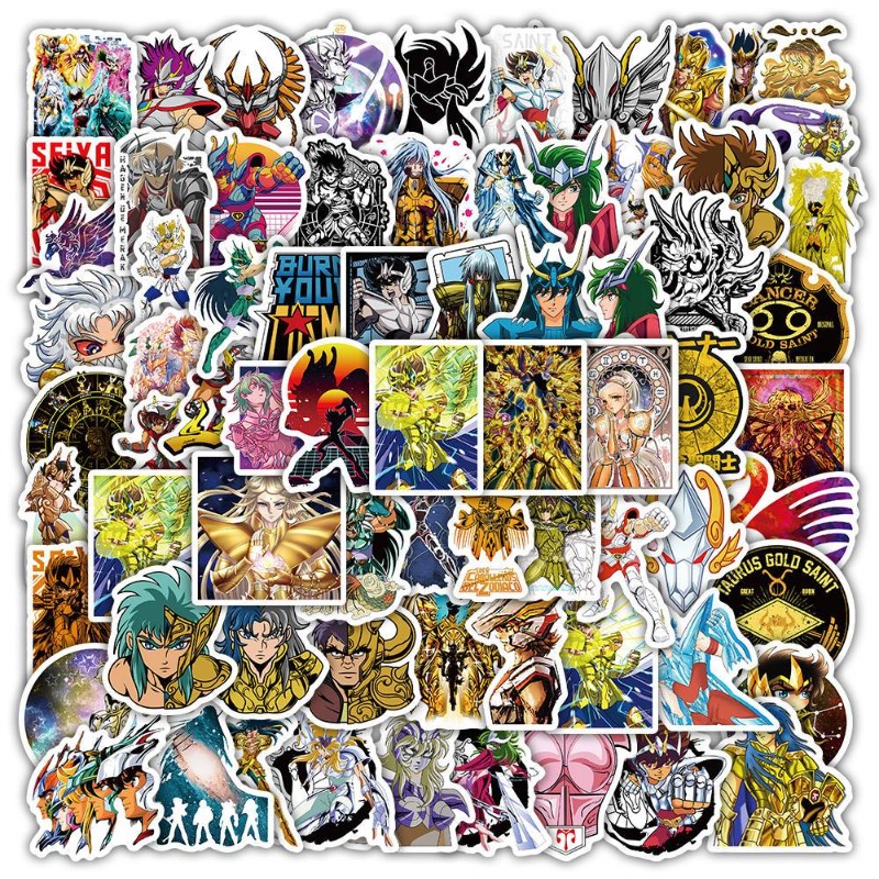 101Pcs Saint Seiya Anime Stick - đánh giá và giá Anime Cosplay Japan