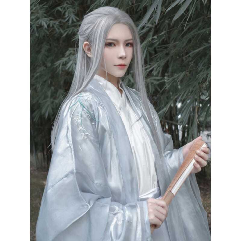 Men Hanfu Long Straight Hair A - đánh giá và giá Anime Cosplay Japanese