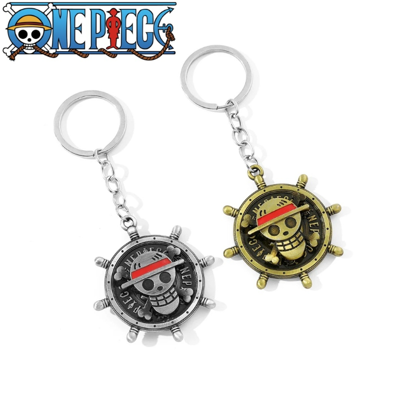 Rotating keychain, Luffy's Str - đánh giá và giá One Piece Straw Hat