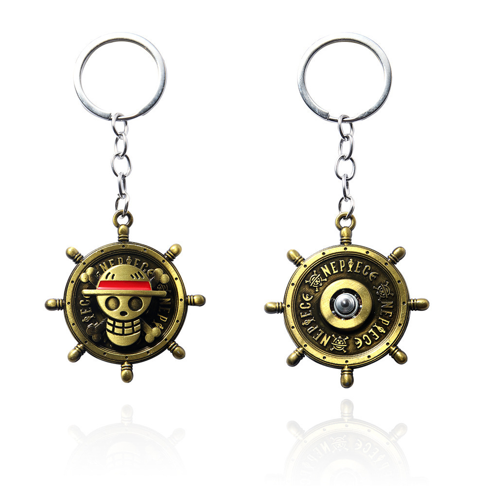 Rotating keychain, Luffy's Str - đánh giá và giá One Piece Straw Hat
