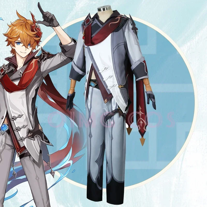 Genshin Impact Tartaglia Cospl - đánh giá và giá Anime Cosplay Outfit