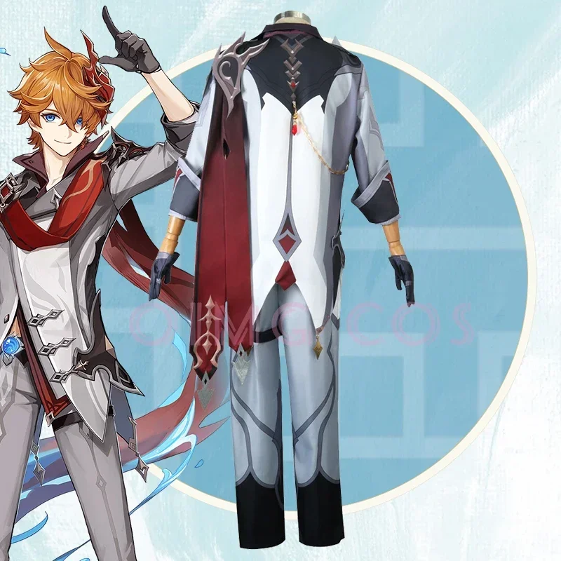 Genshin Impact Tartaglia Cospl - đánh giá và giá Anime Cosplay Outfit