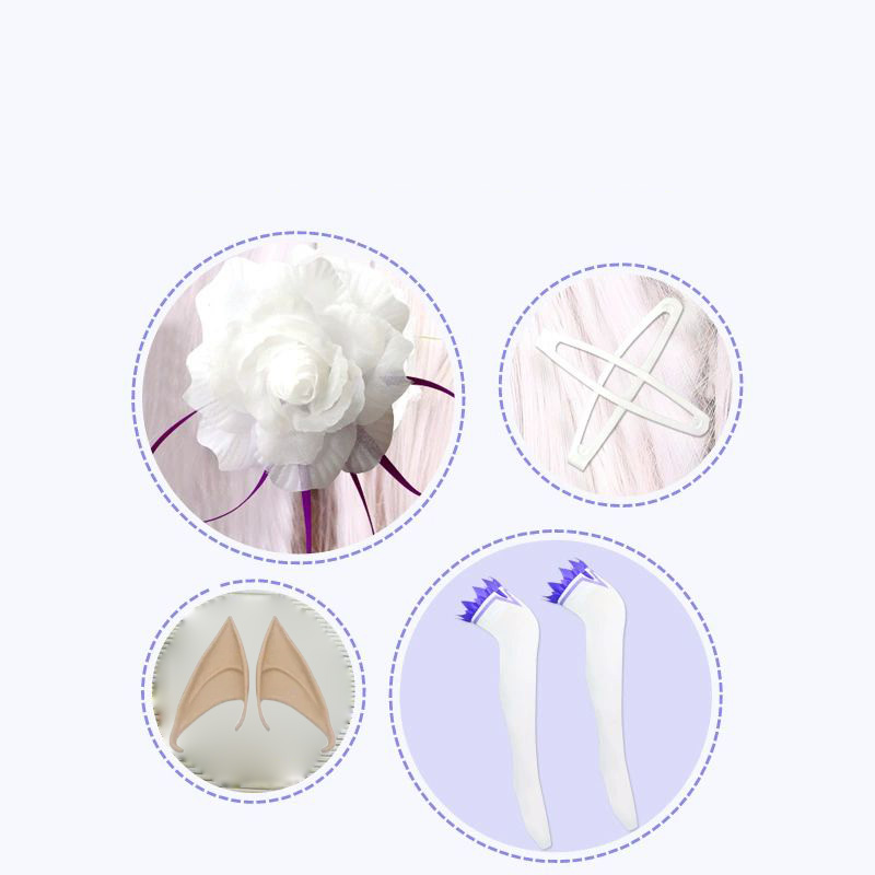 Emilia Cosplay Re Life in a di - đánh giá và giá Re Zero Rem Wig
