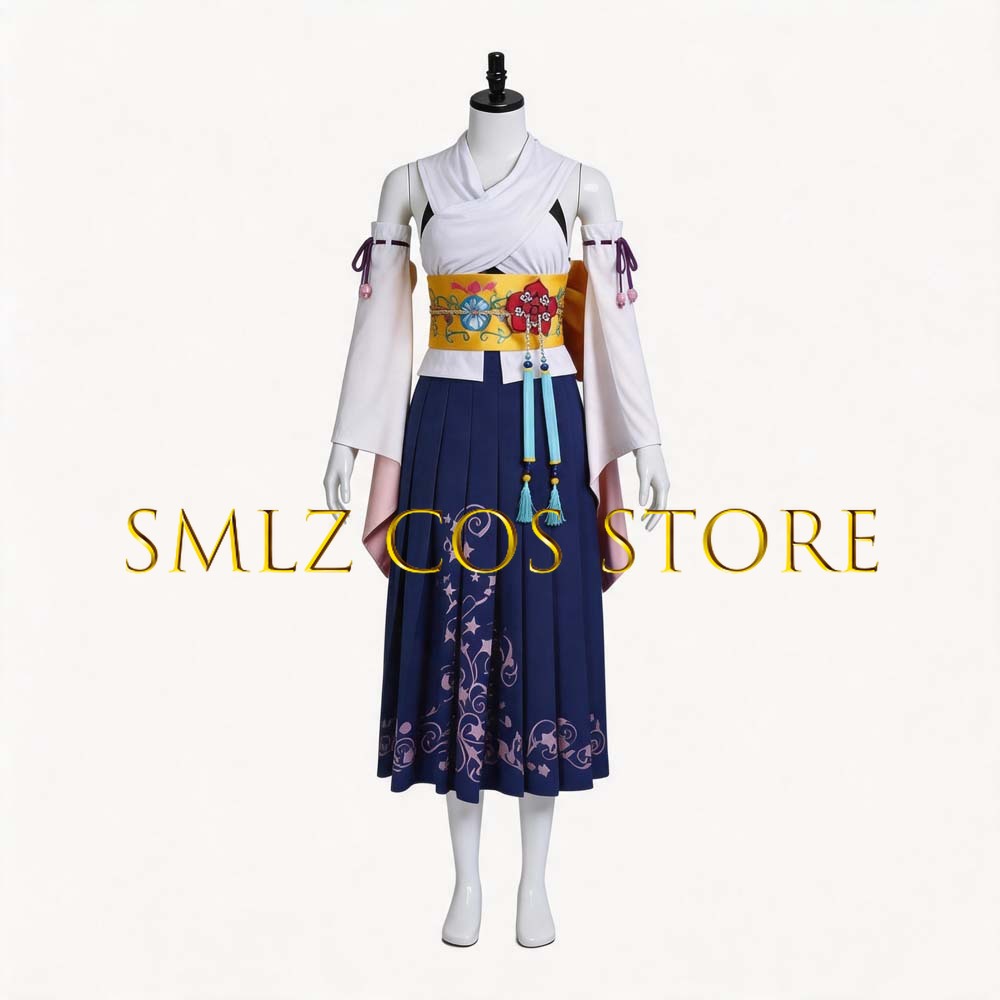 Smlz FFX Yuna Cosplay Anime FF - đánh giá và giá Anime Cosplay Outfit