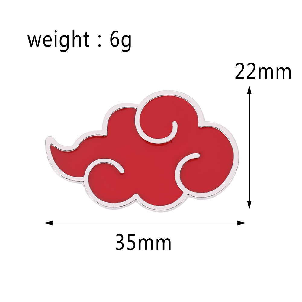 Naruto Akatsuki Brooch Pin Kon - đánh giá và giá Anime Cosplay Naruto