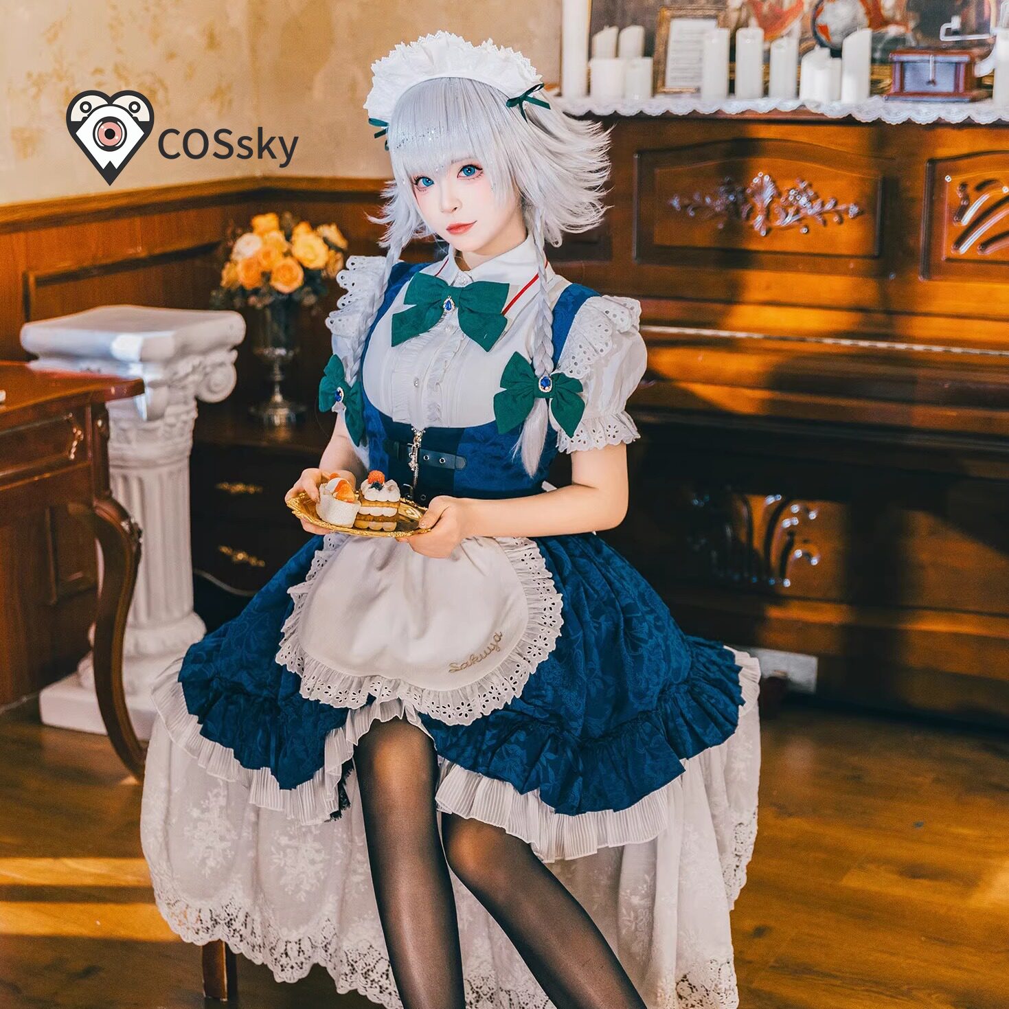 Izayoi Sakuya Touhou Project C - đánh giá và giá Anime Cosplay Maid