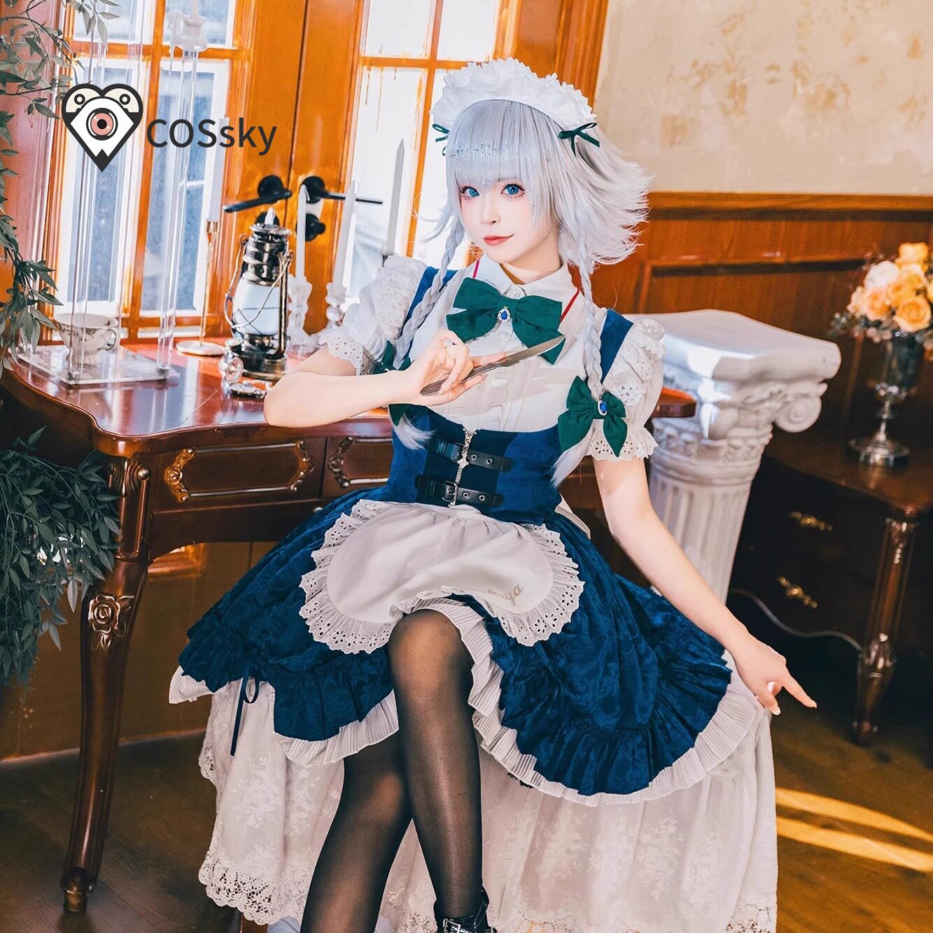 Izayoi Sakuya Touhou Project C - đánh giá và giá Anime Cosplay Maid