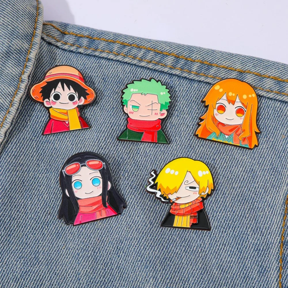 5 Pcs Cute Anime Cartoon Brooc - đánh giá và giá Cosplay Anime Zoro