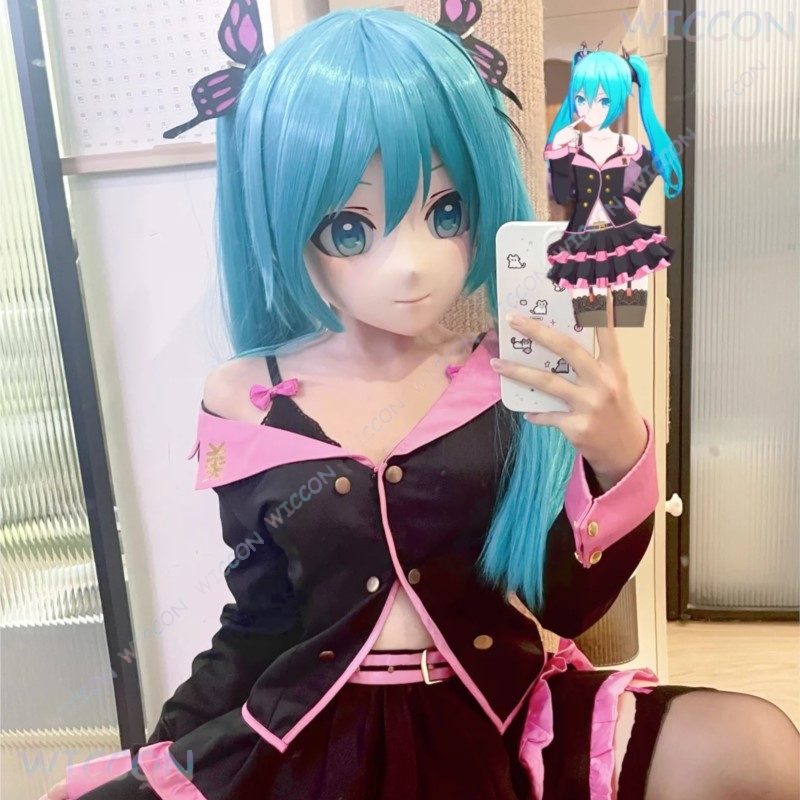Kigurumi Female Face Mask Anim - đánh giá và giá Anime Cosplay Face