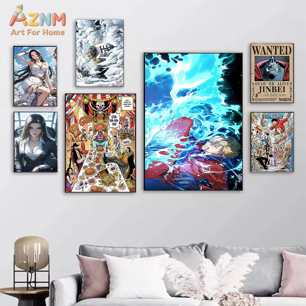 AZNM One Piece Anime Canvas Wa - đánh giá và giá One Piece Straw Hat