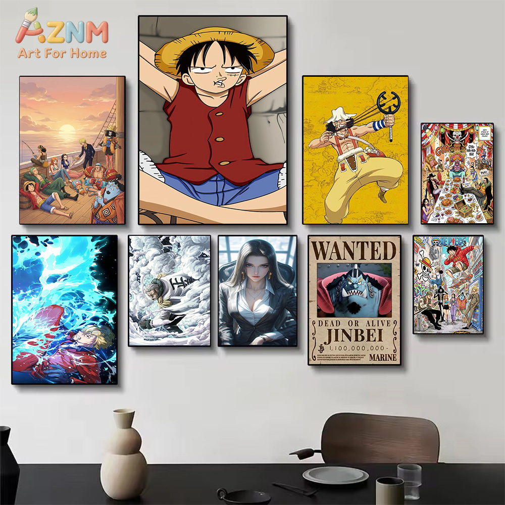 AZNM One Piece Anime Canvas Wa - đánh giá và giá One Piece Straw Hat